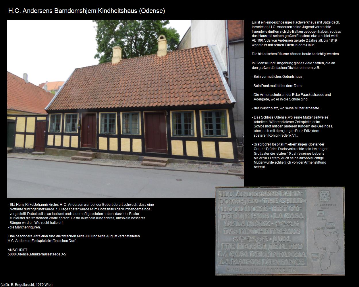 H.C. Andersens Barndomshjem (Odense) in Kulturatlas-DÄNEMARK(c)B.Engelbrecht