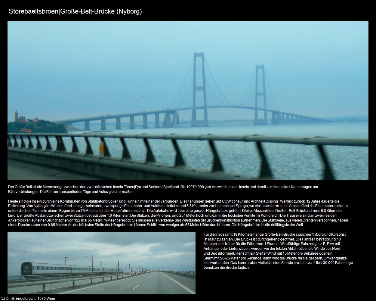 Storebaeltsbroen|Große-Belt-Brücke (Nyborg) in Kulturatlas-DÄNEMARK