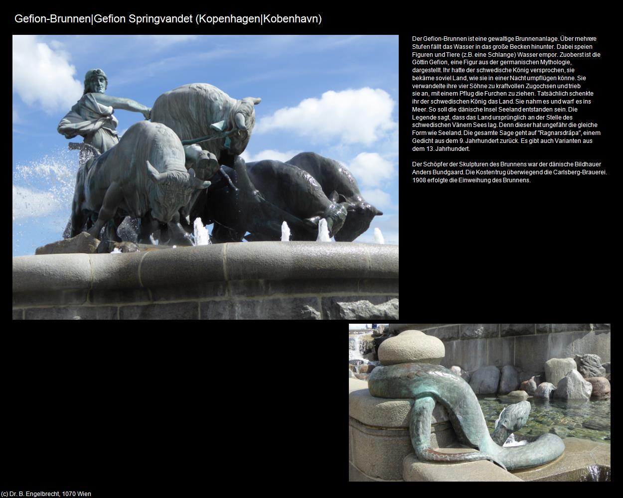 Gefion-Brunnen (Kopenhagen|Köbenhavn) in Kulturatlas-DÄNEMARK