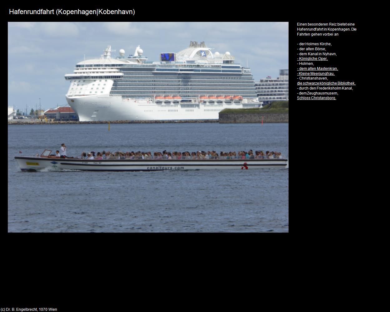 Hafenrundfahrt (Kopenhagen|Köbenhavn) in Kulturatlas-DÄNEMARK(c)B.Engelbrecht