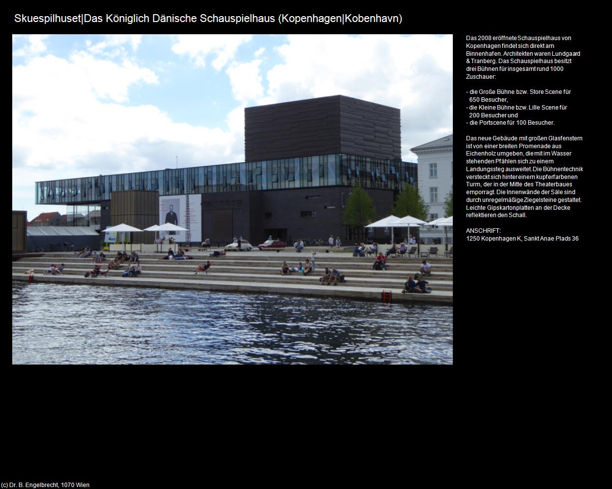 Das Königlich Dänische Schauspielhaus (Kopenhagen|Köbenhavn) in Kulturatlas-DÄNEMARK