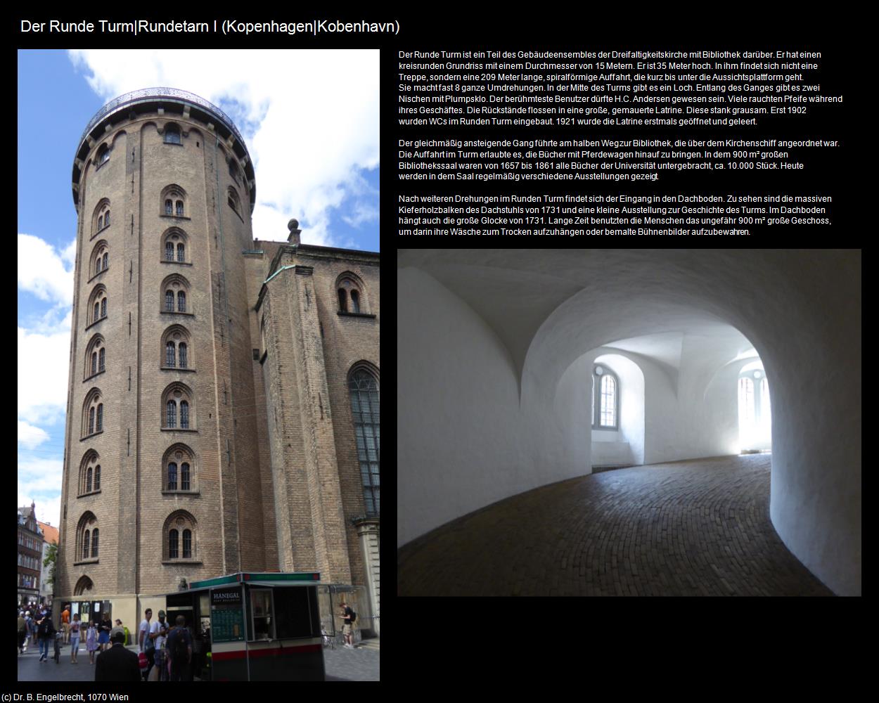 Der Runde Turm|Rundetarn I (Kopenhagen|Köbenhavn) in Kulturatlas-DÄNEMARK