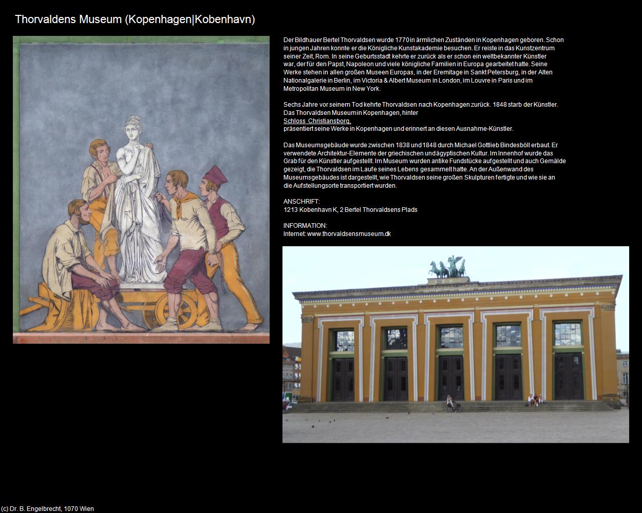 Thorvaldens Museum (Kopenhagen|Köbenhavn) in Kulturatlas-DÄNEMARK(c)B.Engelbrecht