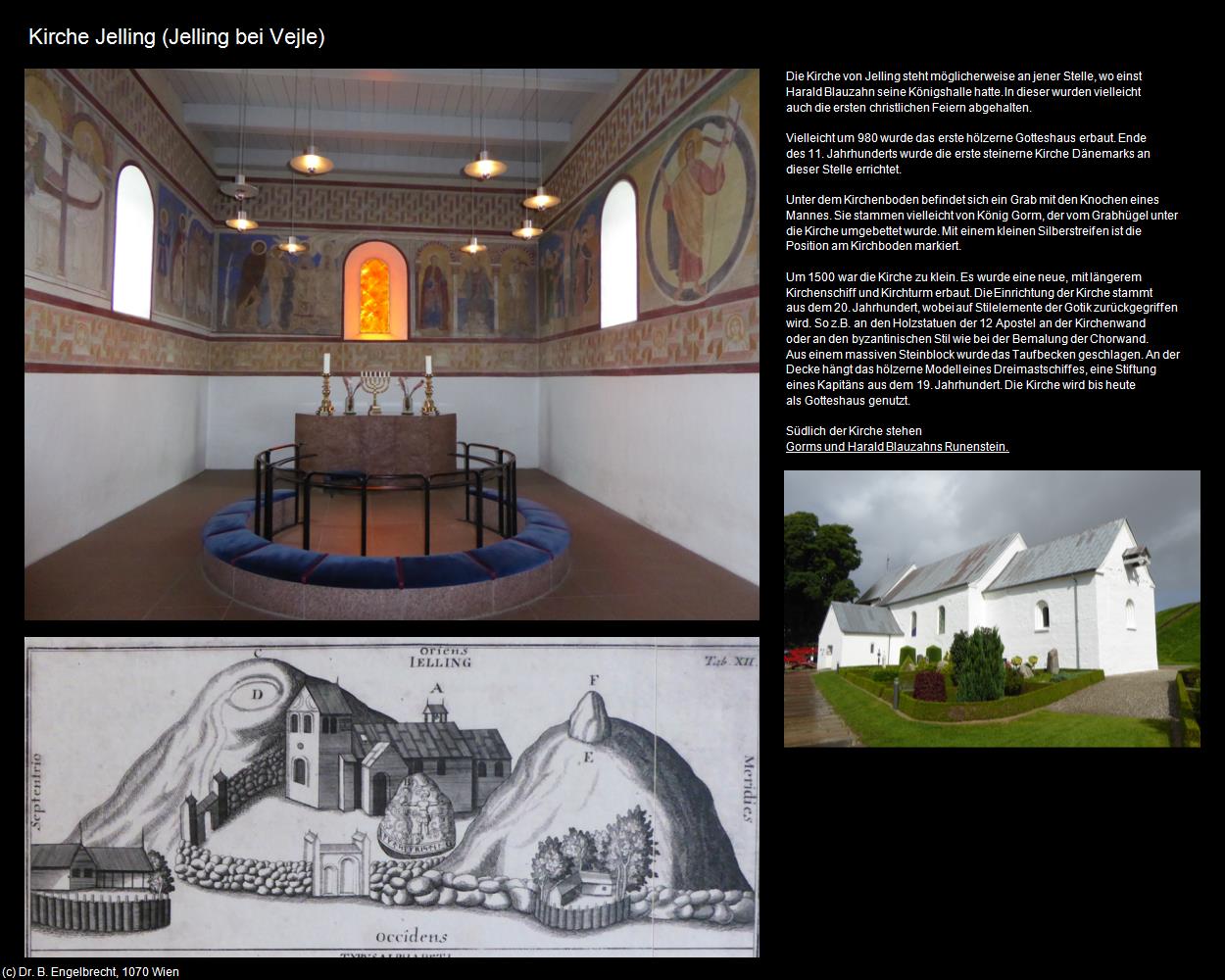 Kirche Jelling (Jelling bei Vejle) in Kulturatlas-DÄNEMARK(c)B.Engelbrecht