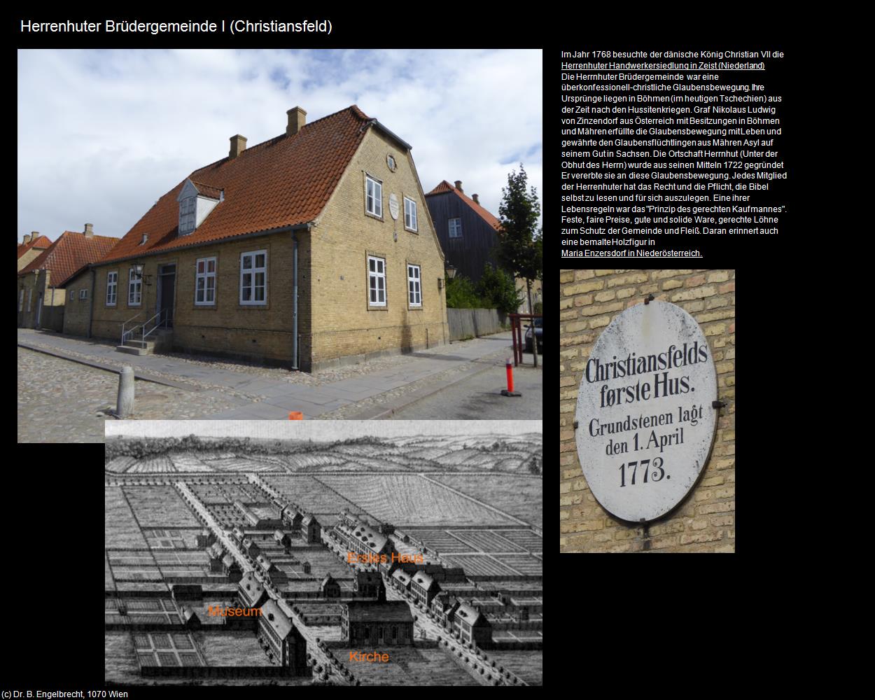 Herrenhuter Brüdergemeine I (Christiansfeld) in Kulturatlas-DÄNEMARK(c)B.Engelbrecht