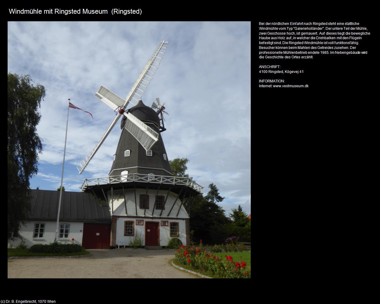 Windmühle mit Ringsted Museum (Ringsted) in Kulturatlas-DÄNEMARK