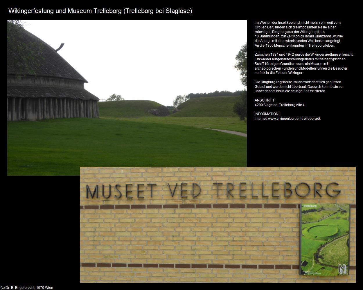 Wikingerfestung und Museum Trelleborg (Trelleborg bei Slaglöse) in Kulturatlas-DÄNEMARK