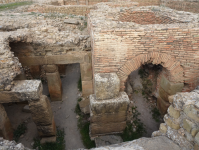 Spaziergang durch r&ouml;mische Stadt Thamugadi III (Timgad)