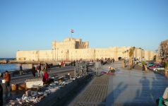 Leuchtturm Pharos und Fort Qaitbey (Alexandria, Nil-Delta)