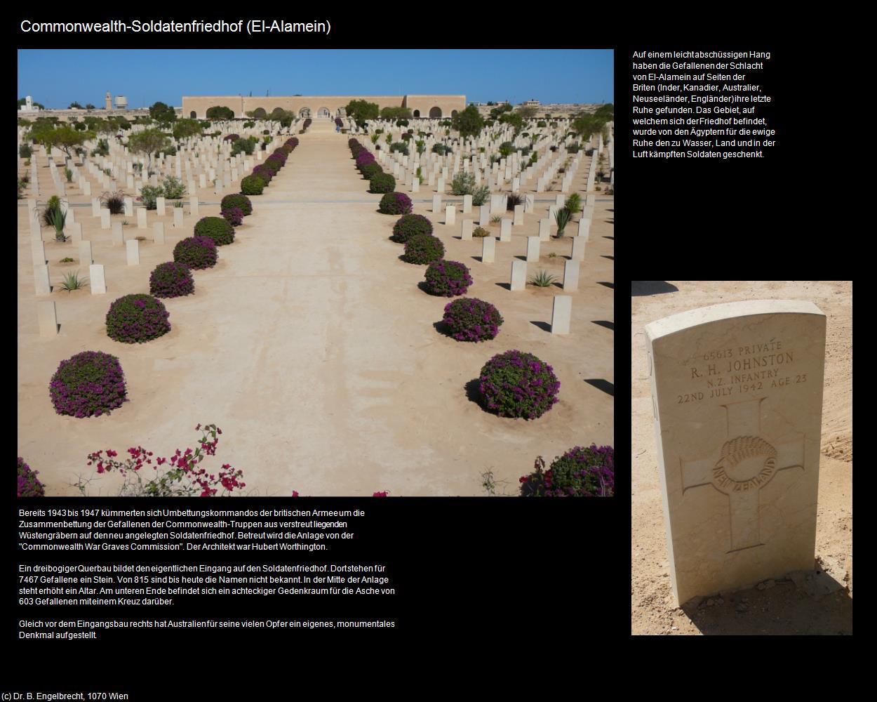 Commonwealth-Soldatenfriedhof (El-Alamein, Nil-Delta) in Kulturatlas-ÄGYPTEN