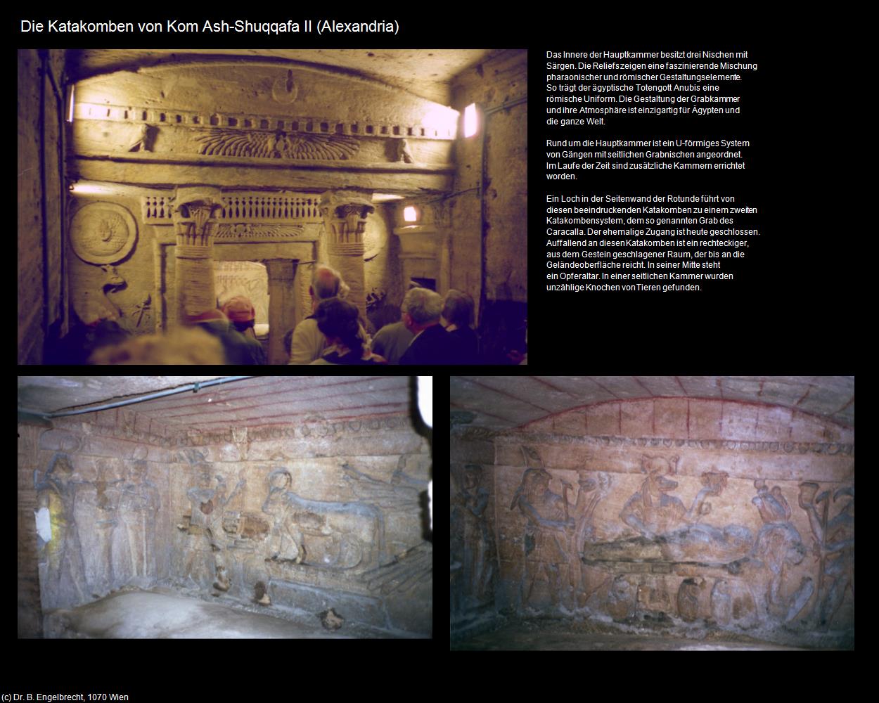 Die Katakomben von Kom Ash-Shuqqafa II (Alexandria, Nil-Delta) in Kulturatlas-ÄGYPTEN