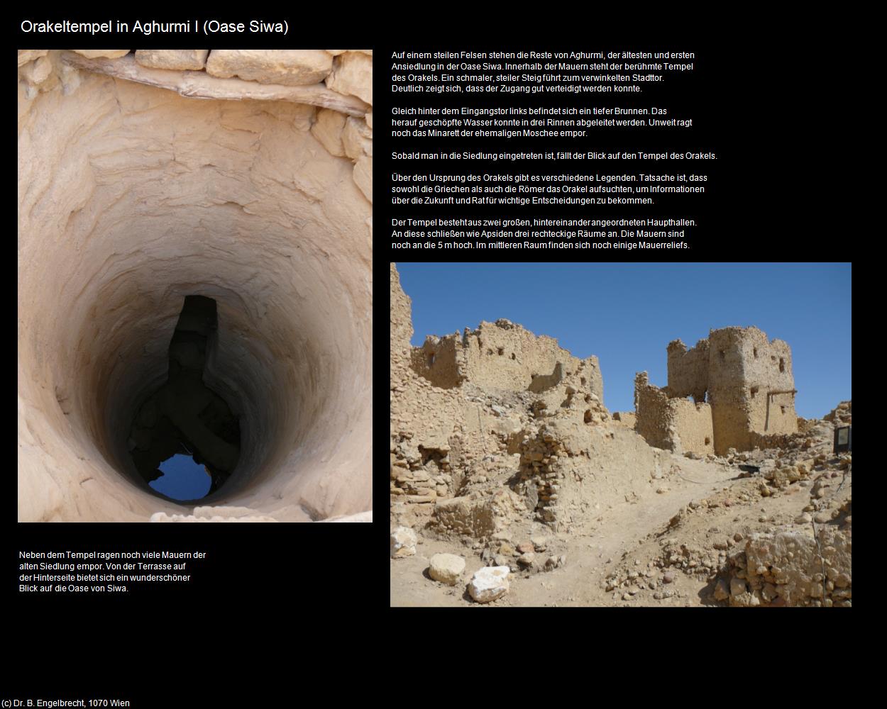 Orakeltempel in Aghurmi I (Oase Siwa, Westliche Wüste) in Kulturatlas-ÄGYPTEN