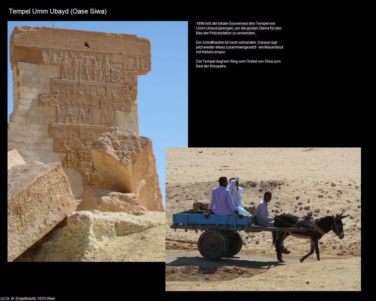 Tempel Umm Ubayd (Oase Siwa, Westliche Wüste) in Kulturatlas-ÄGYPTEN