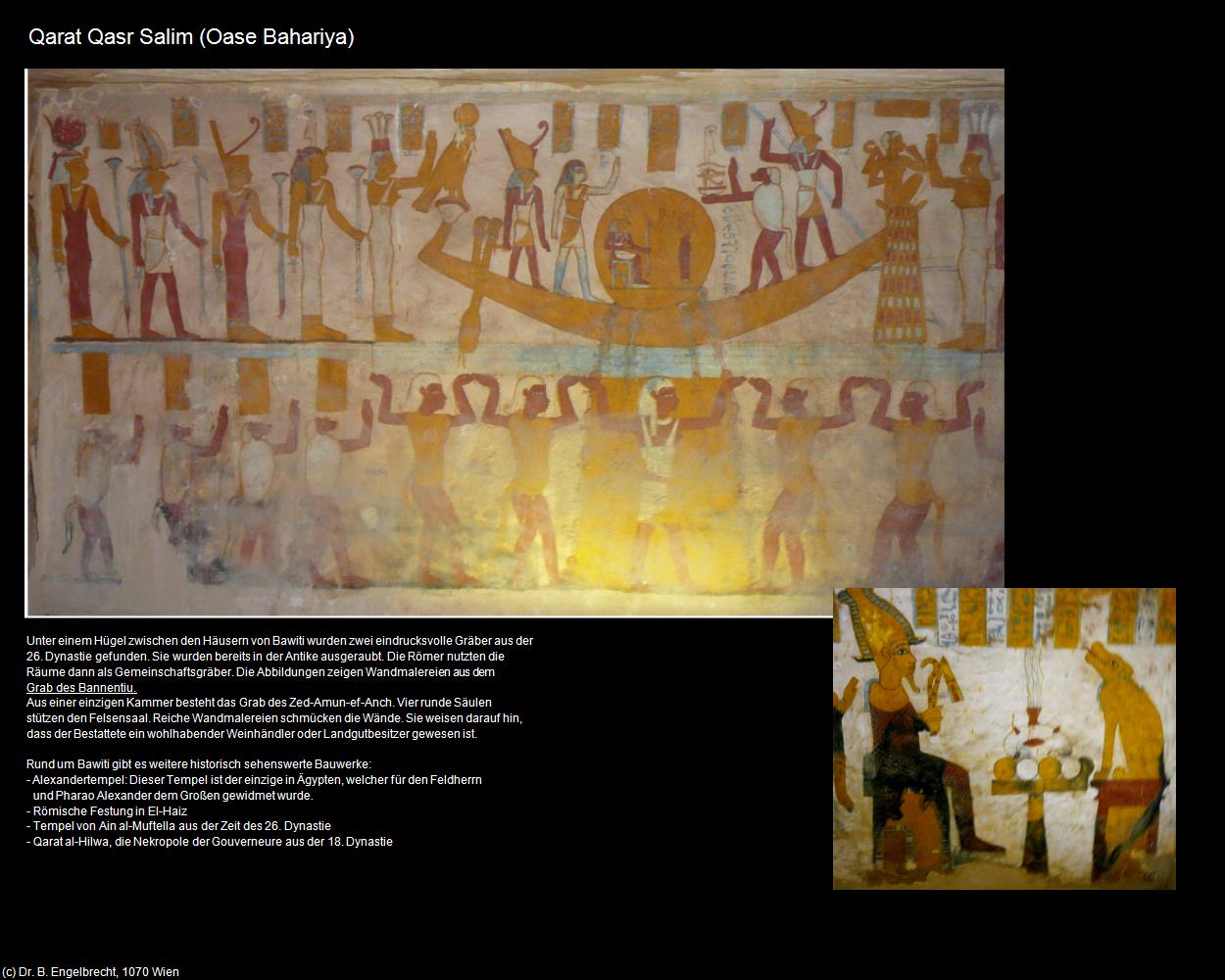 Qarat Qasr Salim (Oase Bahariya, Westliche Wüste) in Kulturatlas-ÄGYPTEN(c)B.Engelbrecht