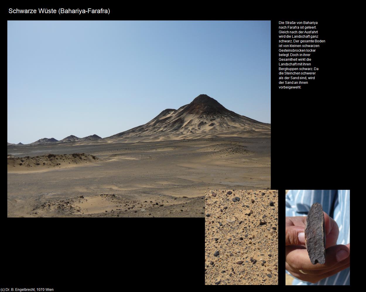 Schwarze Wüste (Bahariya-Farafra, Westliche Wüste) in Kulturatlas-ÄGYPTEN
