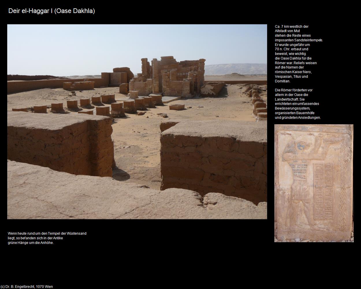 Deir el-Haggar I (Oase Dakhla, Westliche Wüste) in Kulturatlas-ÄGYPTEN