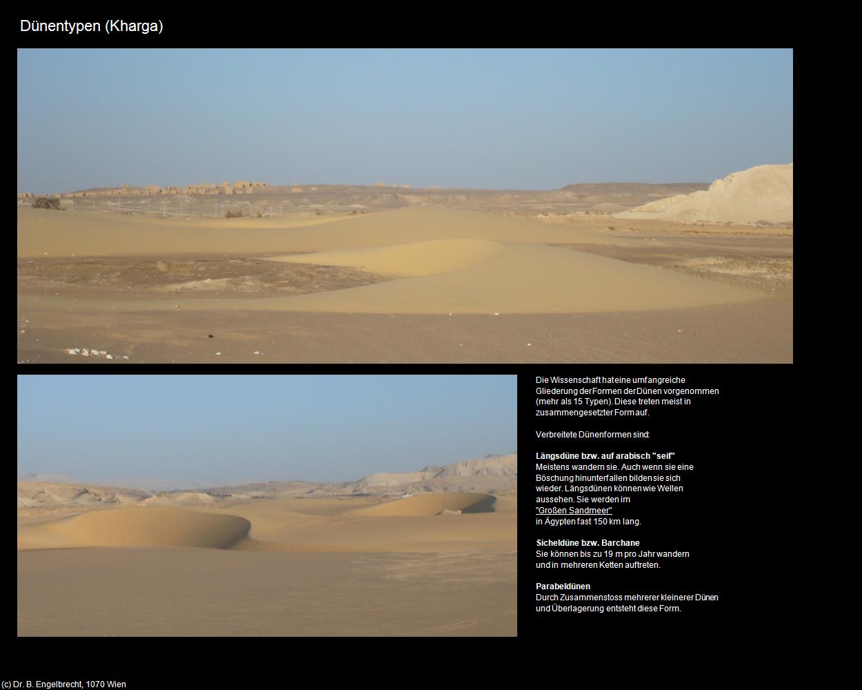 Dünentypen (Kharga-Asyut, Westliche Wüste) in Kulturatlas-ÄGYPTEN(c)B.Engelbrecht