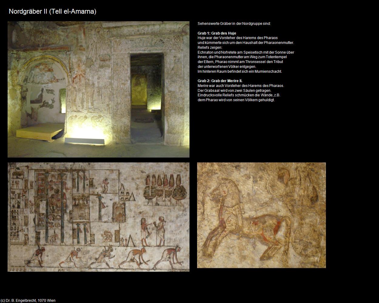Nordgräber II (Tell el-Amarna, Nil-Tal) in Kulturatlas-ÄGYPTEN