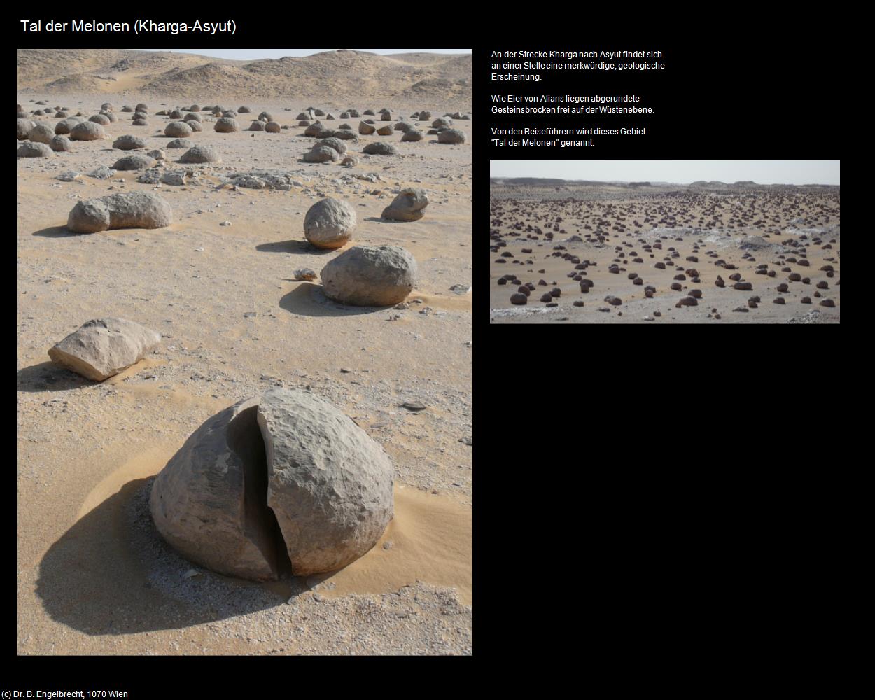 Tal der Melonen (Kharga-Asyut, Westliche Wüste) in Kulturatlas-ÄGYPTEN