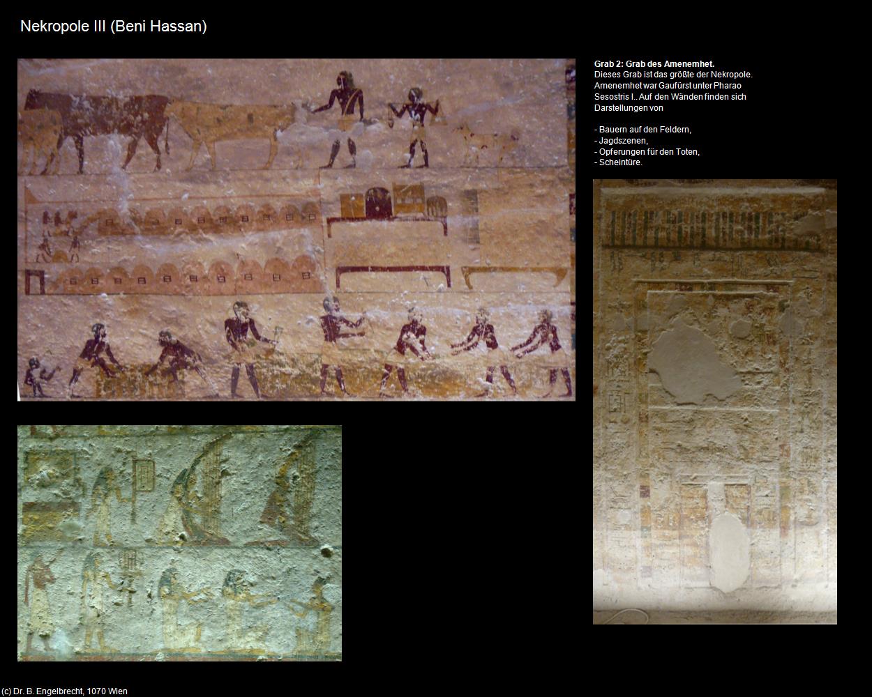 Nekropole III (Beni Hassan, Nil-Tal) in Kulturatlas-ÄGYPTEN