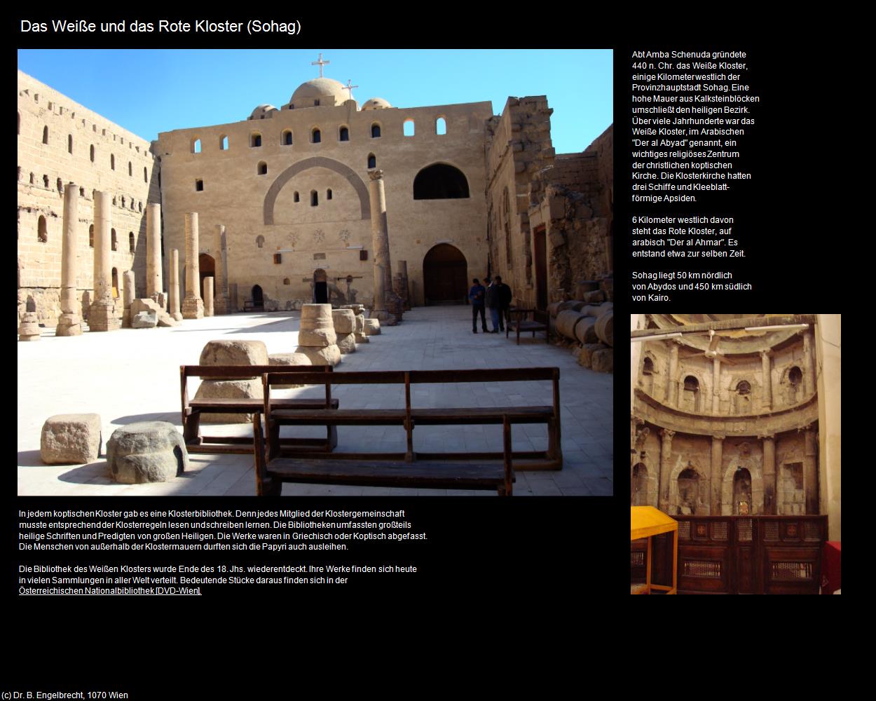 Das Weiße und das Rote Kloster (Sohag, Nil-Tal) in Kulturatlas-ÄGYPTEN(c)B.Engelbrecht
