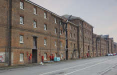 Anchor wharf storehouses (Chatham in Medway, England)