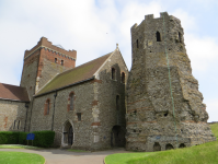 Castle/Burg Dover I - Römischer Leuchtturm  (Dover, England)