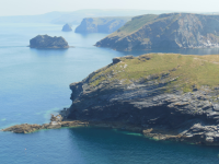 Atemberaubende Küste II (Tintagel, England)