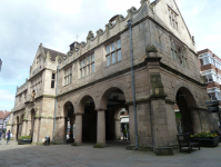 Alte Markthalle|Old Market Hall (Shrewsbury, England)