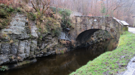 Horseshoe Falls und Llangollen Canal  (Llangollen, Wales)