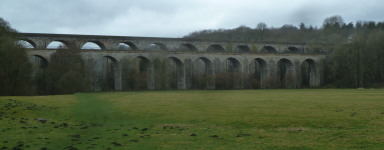 Chirk Aqueduct (Chirk bei Wrexham) (Chirk bei Wrexham, Wales)