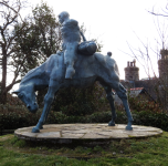 Statue die zwei Könige (Harlech) (Harlech, Wales)