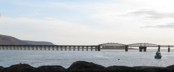 Eisenbahnbrücke Pont Abermaw     (Barmouth, Wales)