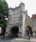 Bootham Bar und Stadtmauer (York, England)