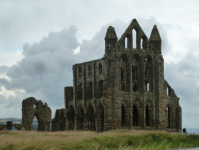 Whitby Abbey  (Whitby in North Yorkshire, England  )