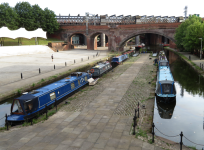 Bridgewater Canal und Castlefield Wharf  (Manchester, England  )