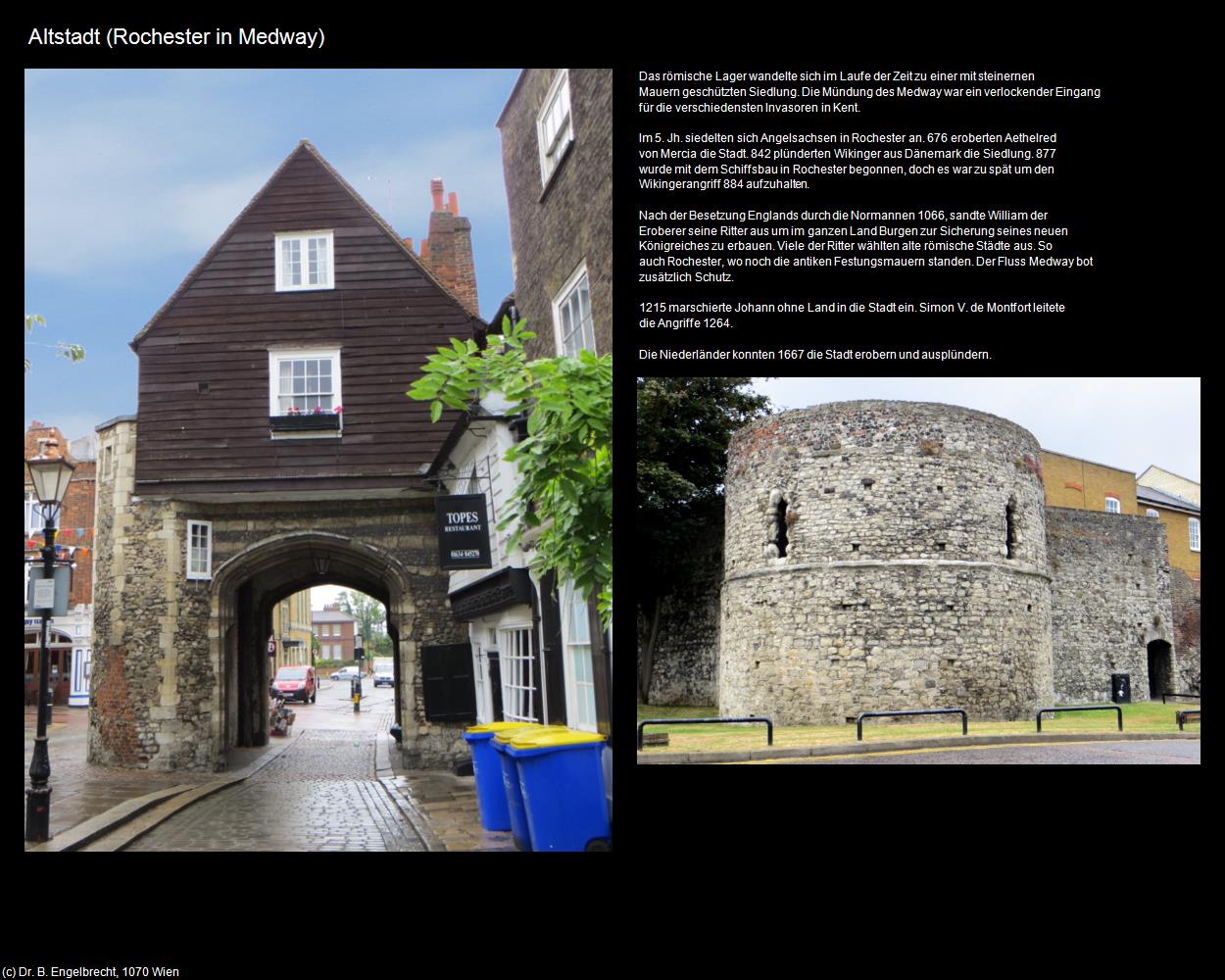 Altstadt (Rochester in Medway, England) in Kulturatlas-ENGLAND und WALES