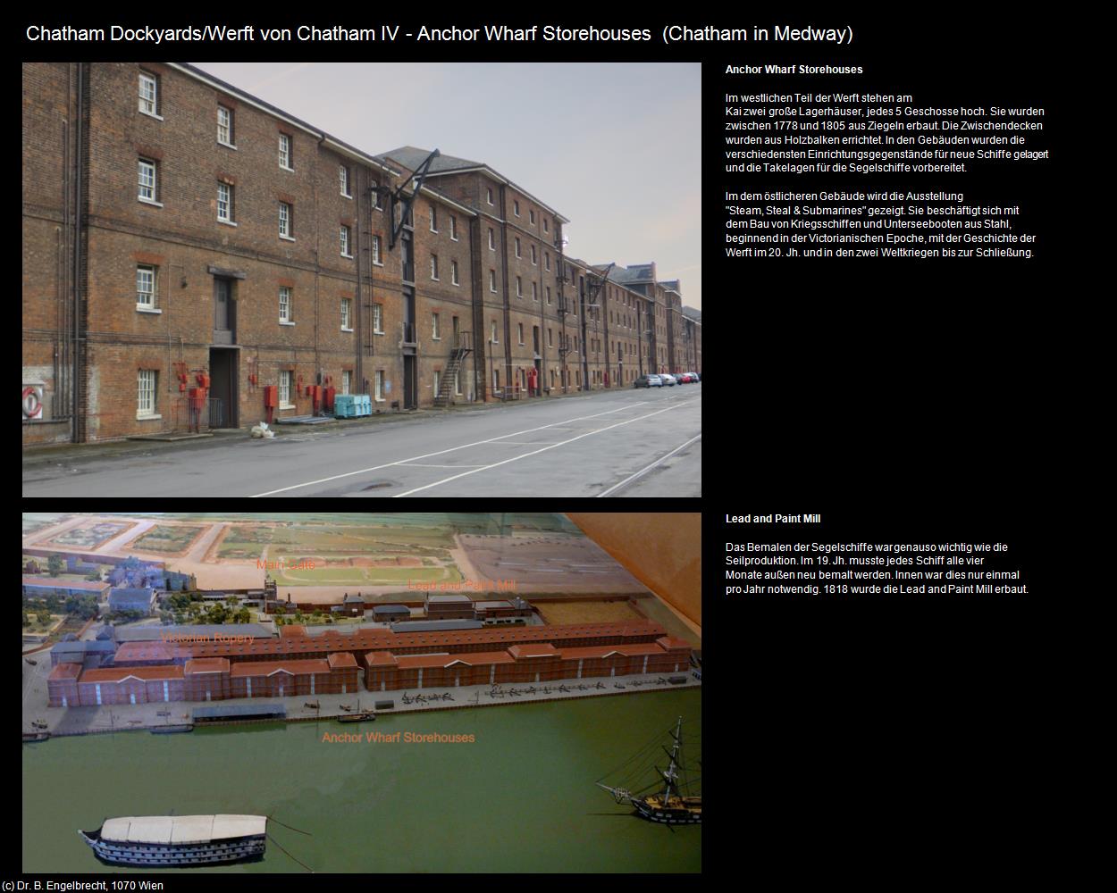 Anchor wharf storehouses (Chatham in Medway, England) in Kulturatlas-ENGLAND und WALES