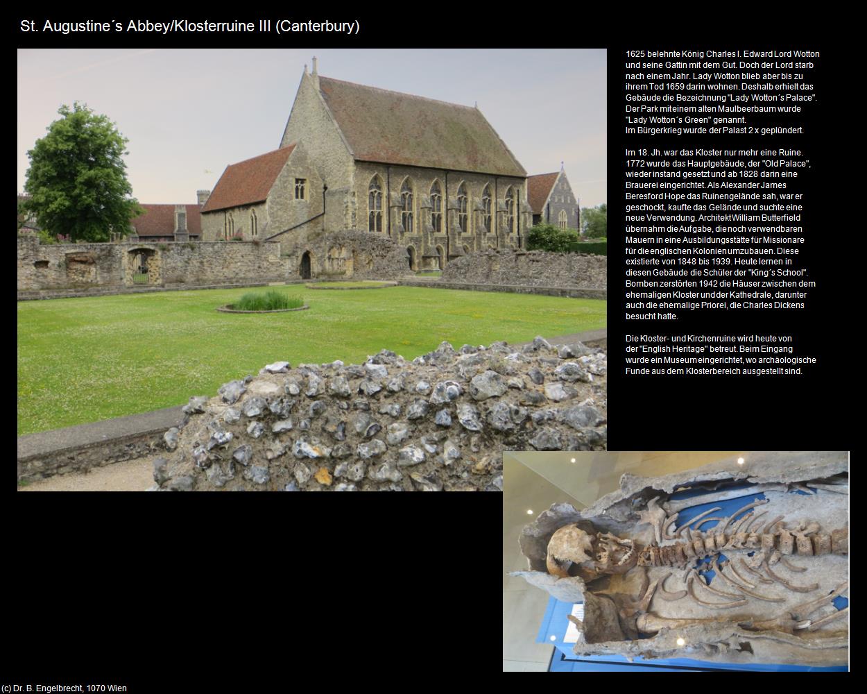 St. Augustine‘s Abbey/Klosterruine III (Canterbury, England) in Kulturatlas-ENGLAND und WALES