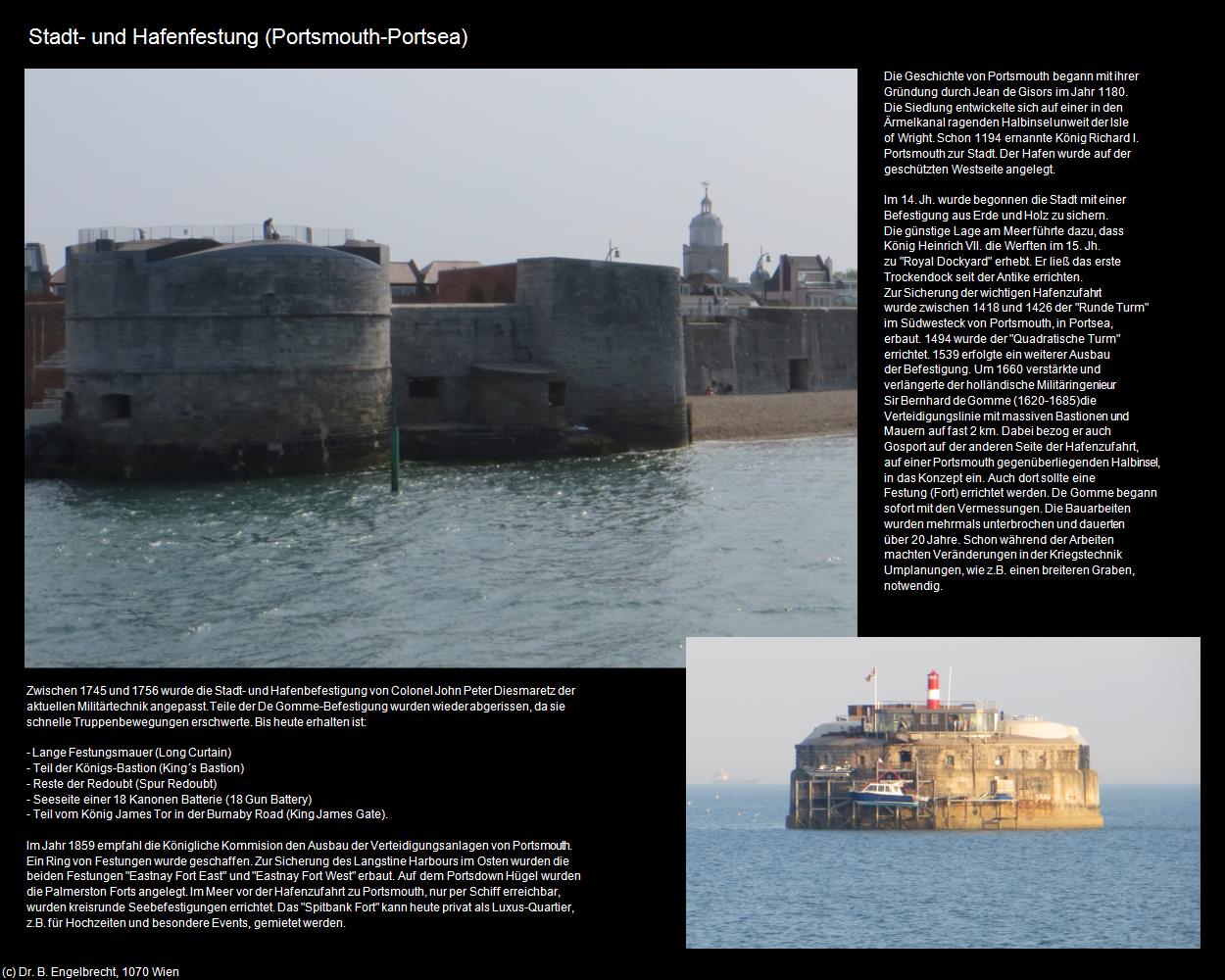 Stadt- und Hafenfestung (Portsmouth, England) in Kulturatlas-ENGLAND und WALES