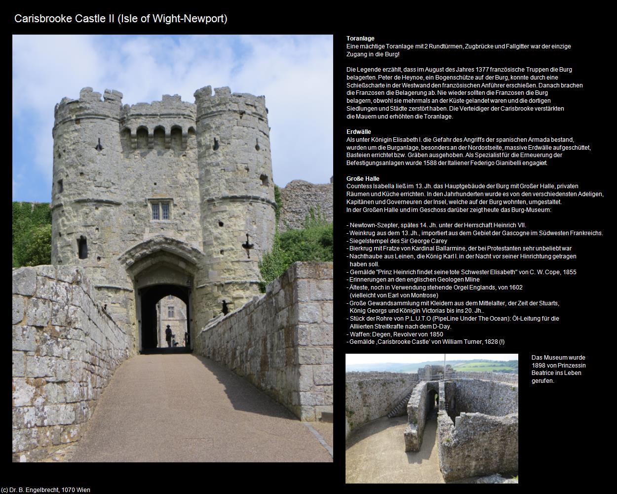 Carisbrooke Castle II (Newport) (Isle of Wight) in Kulturatlas-ENGLAND und WALES