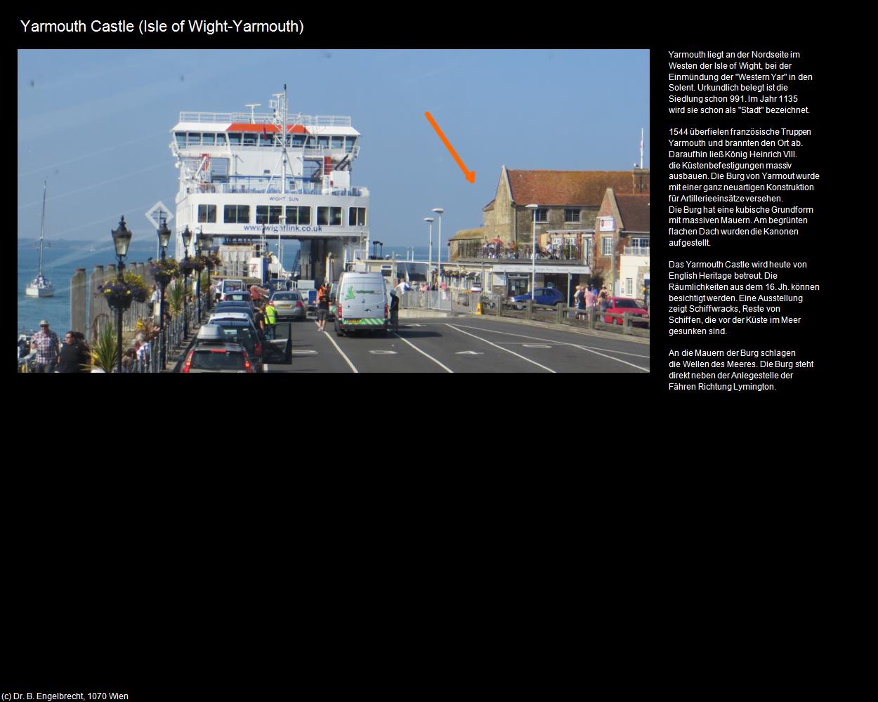 Yarmouth Castle (Yarmouth) (Isle of Wight) in Kulturatlas-ENGLAND und WALES