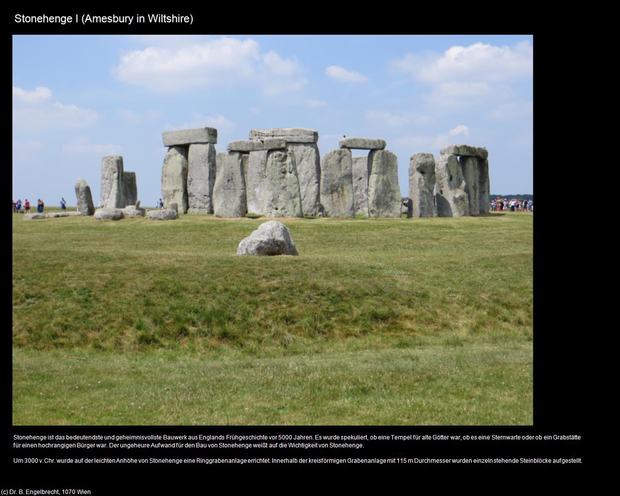 Stonehenge I  (Amesbury in Wiltshire, England) in Kulturatlas-ENGLAND und WALES