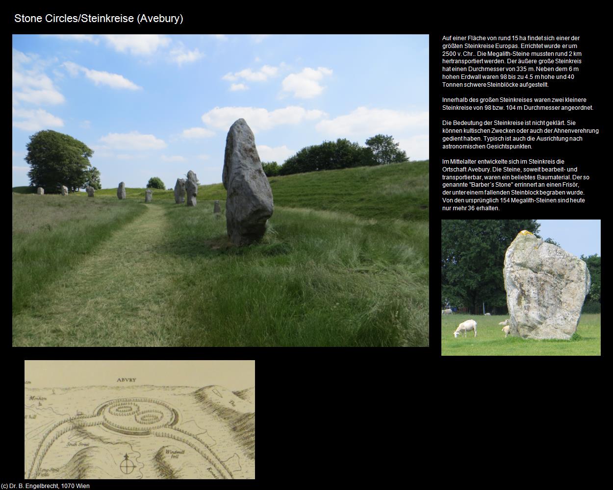 Stone Circles/Steinkreise (Avebury, England) in Kulturatlas-ENGLAND und WALES