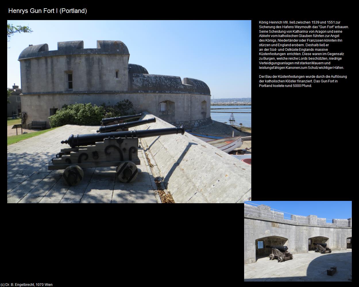 Henrys Gun Fort I (Portland, England) in Kulturatlas-ENGLAND und WALES