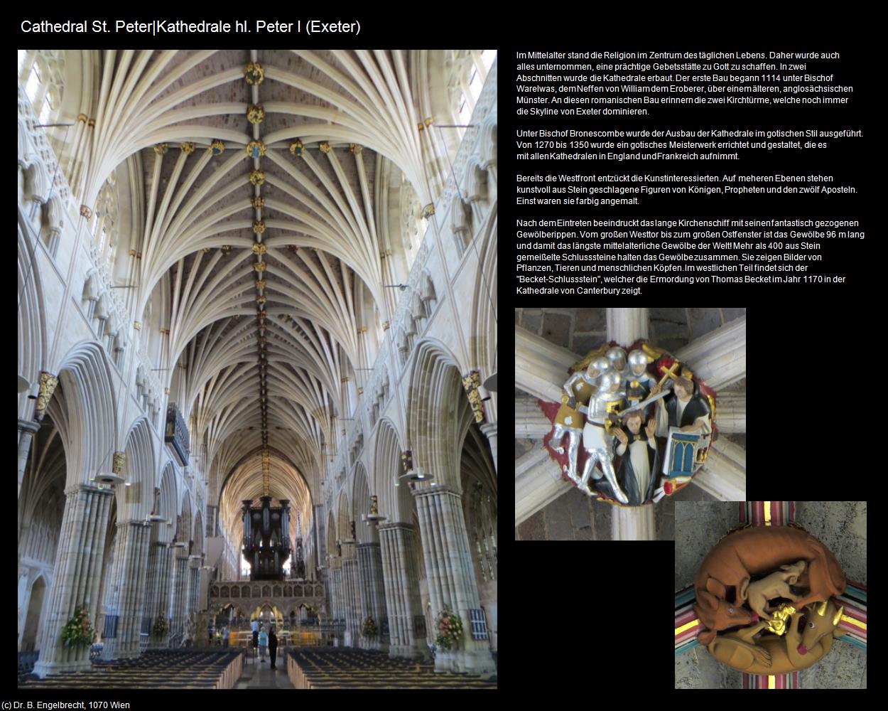 Kathedrale hl. Peter I (Exeter, England) in Kulturatlas-ENGLAND und WALES