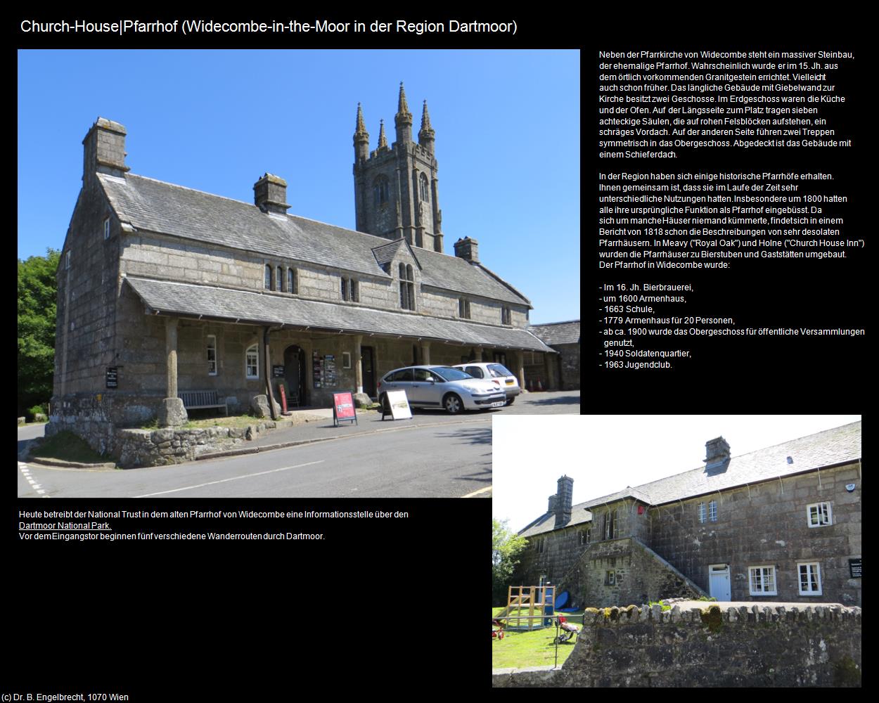 Church-House|Pfarrhof (Widecombe-in-the-Moor) (Dartmoor, England) in Kulturatlas-ENGLAND und WALES(c)B.Engelbrecht
