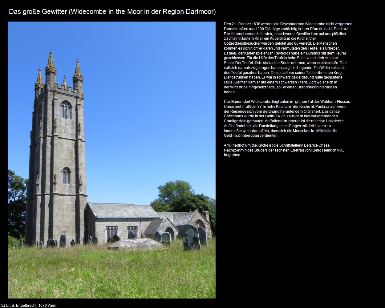 Das große Gewitter (Widecombe-in-the-Moor) (Dartmoor, England) in Kulturatlas-ENGLAND und WALES