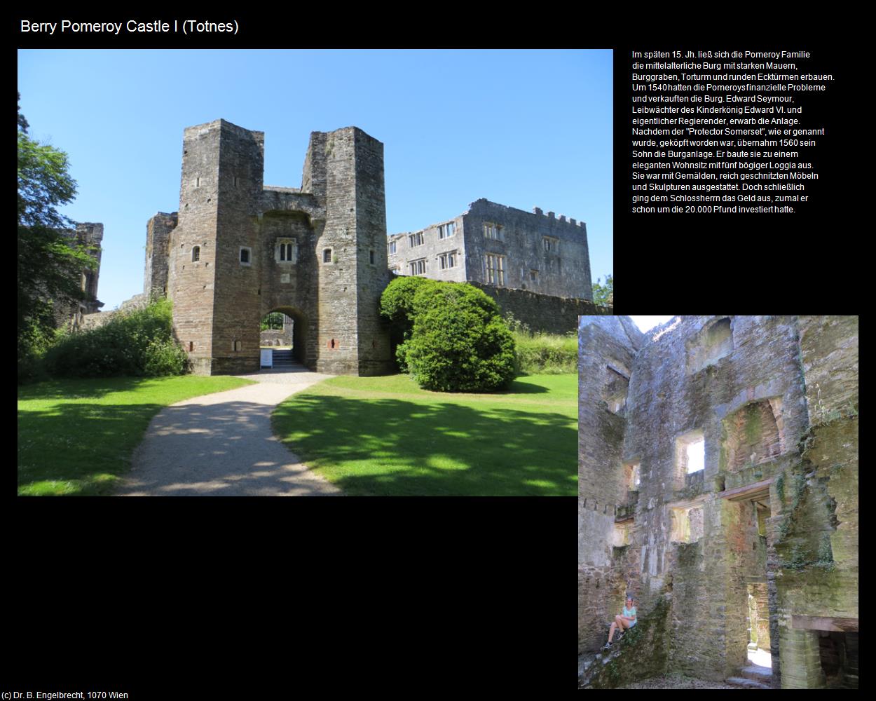 Berry Pomeroy Castle I (Totnes, England) in Kulturatlas-ENGLAND und WALES