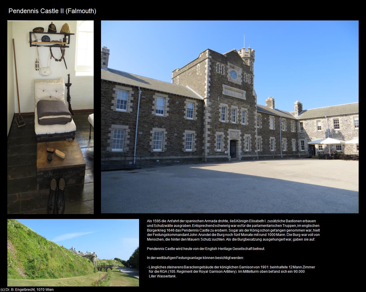 Pendennis Castle II (Falmouth, England) in Kulturatlas-ENGLAND und WALES